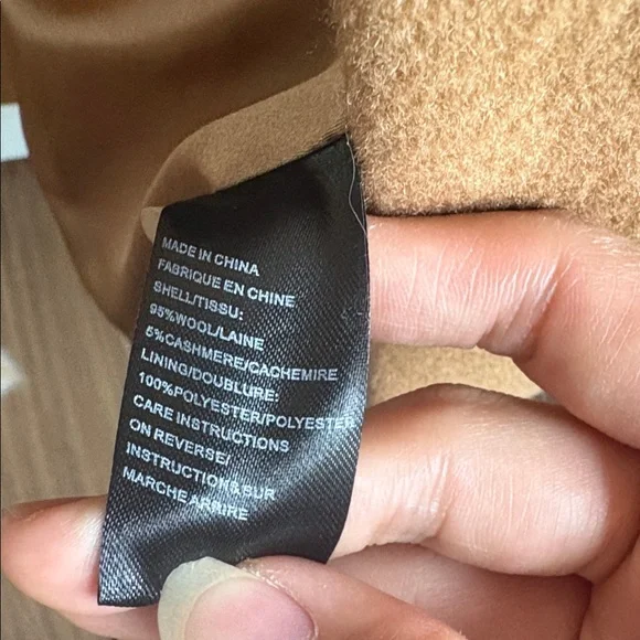 NWOT Sofia Cashmere Tan Wool and Cashmere Coat - Picture 4 of 11